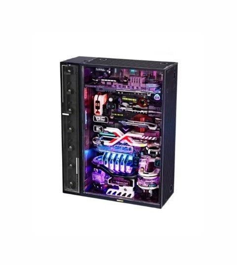 Robotime ROKR The Last City – A futuristic 3D marble run building set with interactive motion, steel ball tracks, and sci-fi-themed design, perfect for gaming décor and collectors.